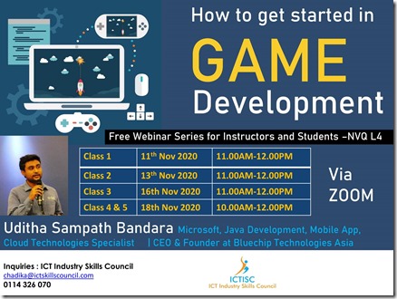 Game Development Webinar Sri Lanka